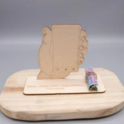 Best Geldgeschenk Handy - aus Holz personalisiert Geldgeschenke