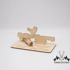 Geldgeschenke|SandavDesigns Geldgeschenk Heilige Firmung - aus Holz personalisiert