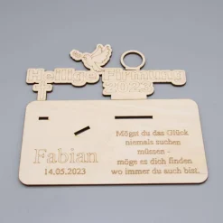 Geldgeschenke|SandavDesigns Geldgeschenk Heilige Firmung - aus Holz personalisiert