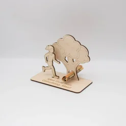 Clearance Geldgeschenk Joggen - aus Holz personalisiert Geldgeschenke