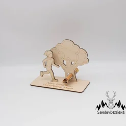 Clearance Geldgeschenk Joggen - aus Holz personalisiert Geldgeschenke