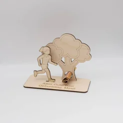 Clearance Geldgeschenk Joggen - aus Holz personalisiert Geldgeschenke