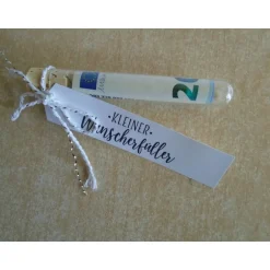 Geldgeschenke|Nachtkarten Geldgeschenk  Konfirmation Mädchen Reagenzglas Verpackung Geldverpackung Wunscherfüller Konfirmation Rot