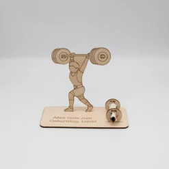 Sale Geldgeschenk Kraftsport - aus Holz personalisiert Geldgeschenke