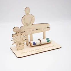 Best Geldgeschenk Massage - Wellness - aus Holz personalisiert Geldgeschenke