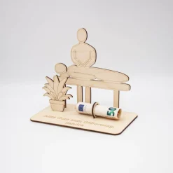 Best Geldgeschenk Massage - Wellness - aus Holz personalisiert Geldgeschenke