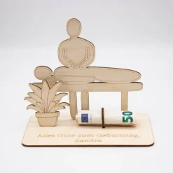 Best Geldgeschenk Massage - Wellness - aus Holz personalisiert Geldgeschenke