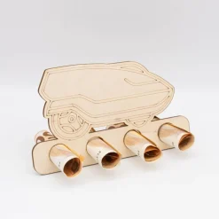 Discount Geldgeschenk Mähroboter - aus Birkenholz - kreative Art Geld zu verschenken Geldgeschenke
