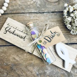 Geldgeschenke|Einfach MiKi - schönes Handmade Geldgeschenk mit Konfetti zur Konfirmation. Herzlichen Glückwunsch. Kommunion. Taufe. Firmung.