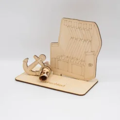Clearance Geldgeschenk mit Strandkorb - aus Holz personalisiert Geldgeschenke