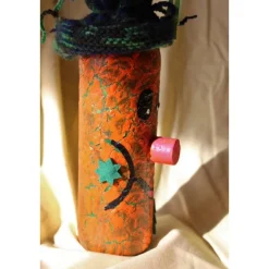 New Geldgeschenk  OSSI SNOW, nette Idee zum Nikolaus, witziges Upcycling-Projekt, gestaltet mit Acrylfarbe, Wolle und Filz Geschenke