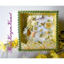 Sale GELDGESCHENK  OSTERN * Nostalgische Shadowbox * Ostern * Osterdeko * Ostergeschenk * Osterdeko