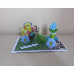 Discount Geldgeschenk Ostern Unikat – Fröhliche Ostergrüße mit Ostereiern & Küken – Geschenkidee Ostern Ostertischdeko