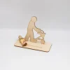 Outlet Geldgeschenk Rollator - aus Holz personalisiert Geldgeschenke