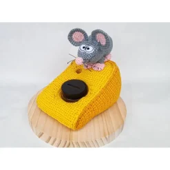 Discount Geldgeschenk Spardose Sparschwein Gutschein Amigurumi Maus Käse Holzplatte Geschenkverpackung Name Individualisierb Geldgeschenke