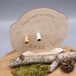 Geldgeschenke|SandavDesigns Geldgeschenk Teenager - Zocker/Gamer - aus Holz personalisiert