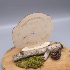 Geldgeschenke|SandavDesigns Geldgeschenk Teenager - Zocker/Gamer - aus Holz personalisiert