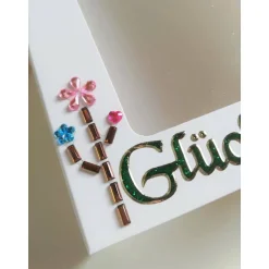 Outlet Geldgeschenk Verpackung Frosch – Geschenkbox mit Sichtfenster & Microglitter Sticker „Herzlichen Glückwunsch“ Geschenkverpackungen