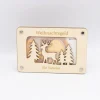 Sale Geldgeschenk Weihnachten aus Holz – Weihnachtsgeld - Winterlandschaft-personalisiert Geldgeschenke