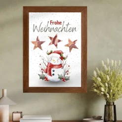 Geldgeschenke|DekowerkSeeger Geldgeschenk Weihnachten Schneemann winterlich |  Geschenkidee Weihnachtsgeld | Wunscherfüller Geld Stern