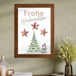 Clearance Geldgeschenk Weihnachten Schneemann vor Wintertanne |  Geschenkidee Weihnachtsgeld | Wunscherfüller Geld Stern Geldgeschenke