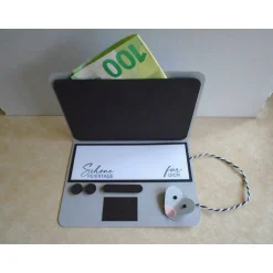 Online Geldgeschenk Weihnachten Laptop Laptopkarte Gutschein Frau Mann Geschenkidee Geldverpackung Geldgeschenke