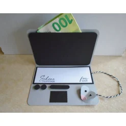 Online Geldgeschenk Weihnachten Laptop Laptopkarte Gutschein Frau Mann Geschenkidee Geldverpackung Geldgeschenke
