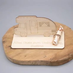 Clearance Geldgeschenk Wohnmobil - aus Holz personalisiert Geldgeschenke