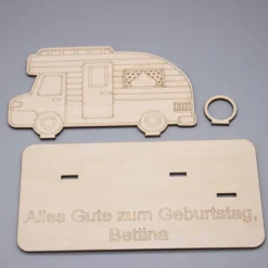 Clearance Geldgeschenk Wohnmobil - aus Holz personalisiert Geldgeschenke