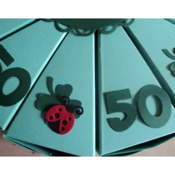 Sale Geldgeschenk zum Geburtstag Schachteltorte Papiertorte Geburtstagstorte Geburtsgsgeschenk Marienkäfer Torte Geldgeschenke