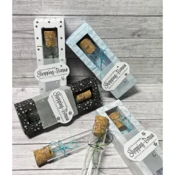 Outlet Geldgeschenk zum Geburtstag o. andere Anlässe, Reagenzglas in Geschenkverpackung, Wunscherfüller in Shadowbox Handarbeit Geldgeschenke