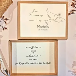 Best Geldgeschenk zur Firmung | Personalisierte Geschenkbox mit Name und Datum | Firmungsgeschenk Geschenke