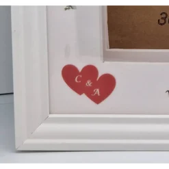 Clearance Geldgeschenk zur Hochzeit – Personalisierter Bilderrahmen mit 3D Herz-Effekt & Erinnerungswert Geldgeschenke