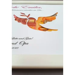 Clearance Geldgeschenk zur Kommunion, Kommunionsgeschenk Mädchen und Jungen, Geschenk Kommunion, Bilderrahmen Friedenstaube Geldgeschenke