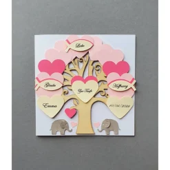 Discount Geldgeschenk zur Taufe, Karte zur Taufe Mädchen,Taufgeschenk Mädchen, Geschenk zur Taufe, Klappkarte personalisiert Glückwunschkarten