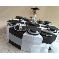 Best Geldgeschenk/Geldgeschenktorte/Schachteltorte zur Promotion/für eine Abiturientin, 23 cm Ø Geschenke