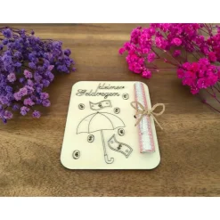 Sale Geldgeschenkkarten aus Holz / Hochzeit / Glückwünsche / Wunscherfüller / Gutschein Geldgeschenke