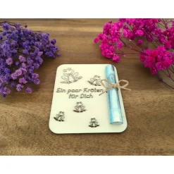 Clearance Geldgeschenkkarten aus Holz / Wunscherfüller Pusteblume / Geburtstag / Glückwünsche / Gutschein Geldgeschenke