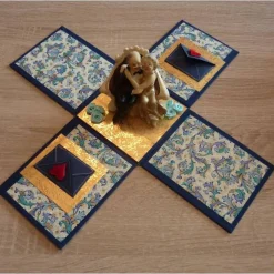 Sale Geldgeschenkverpackung - Goldhochzeit - blau-weiß-gold-rot Geldgeschenke