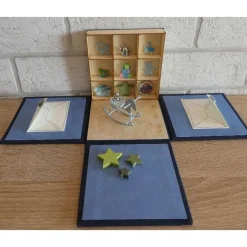 Geldgeschenke|CreativBaer Geldgeschenkverpackung - Kinderzimmer (blau)