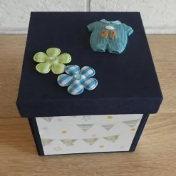 Geldgeschenke|CreativBaer Geldgeschenkverpackung - Kinderzimmer (blau)