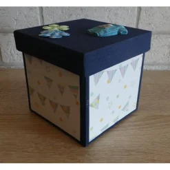 Geldgeschenke|CreativBaer Geldgeschenkverpackung - Kinderzimmer (blau)