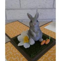 Online Geldgeschenkverpackung - Ostern (Hase mit Osterglocken/Möhren) Geschenkverpackungen