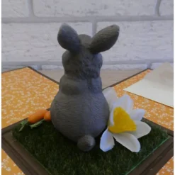 Online Geldgeschenkverpackung - Ostern (Hase mit Osterglocken/Möhren) Geschenkverpackungen