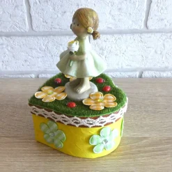 Clearance Geldgeschenkverpackung Herz mit Blumenmädchen Geschenke