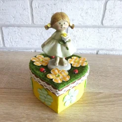 Clearance Geldgeschenkverpackung Herz mit Blumenmädchen Geschenke