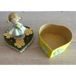 Clearance Geldgeschenkverpackung Herz mit Blumenmädchen Geschenke