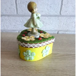 Clearance Geldgeschenkverpackung Herz mit Blumenmädchen Geschenke