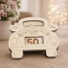 Geldgeschenkverpackung Hochzeit Auto aus Holz – just married Geldgeschenke