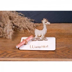 Best Geldscheinhalter Alpaka, Geldgeschenk, Geburtstag, Reiten, Geschenk, Wunschtext, Personalisierbar Geschenke